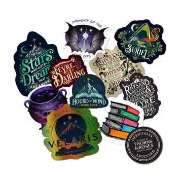 [CJ2351] (10-Pack) A Court of Thorns and Roses Decals