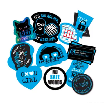 [CJ1952] (10-Pack) Lights Out Decals
