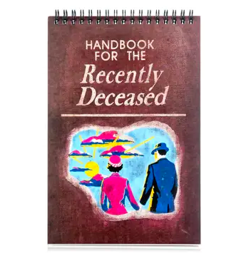 [CJ1301] Beetlejuice Handbook for the Recently Deceased Steno Notepad