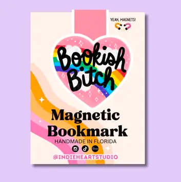 [171] Bookish B*tch Magnetic Bookmark