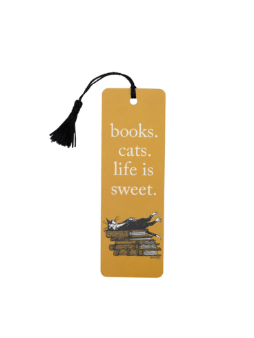 [0593764692] Books. Cats. Life Is Sweet. Bookmark