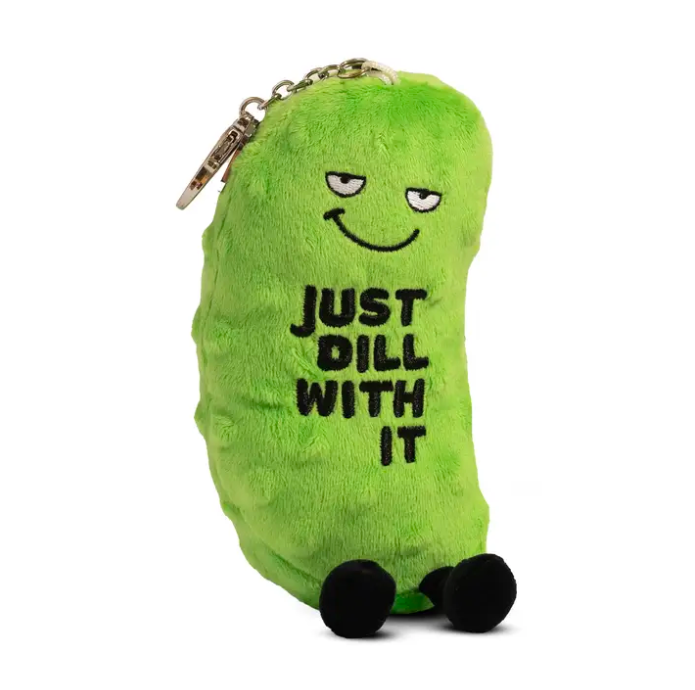 [BTPIC] Dill Pickle Bag Charm Plush  Soft Cuddly Toy Funny Cute Gift