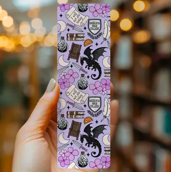 Fantasy Reader Dragon Bookmark | Soft Matte Laminated