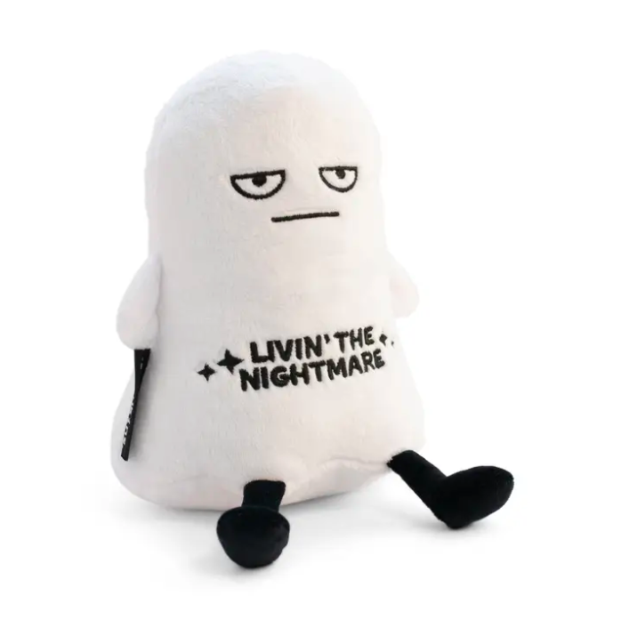 [GHOS1] Ghost  Livin The Nightmare Plush Toy Funny Cute Gift Stuffed
