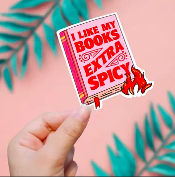 [ESILMBESS] I Like My Books Extra Spicy Sticker
