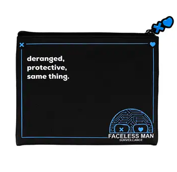 [CJ1955] Lights Out: Faceless Man Surveillance Pen & Pencil Pouch