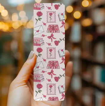 [322] Love Letter Valentines Bookmark | Romance Reader