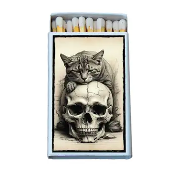 Matches - Cat on Skull