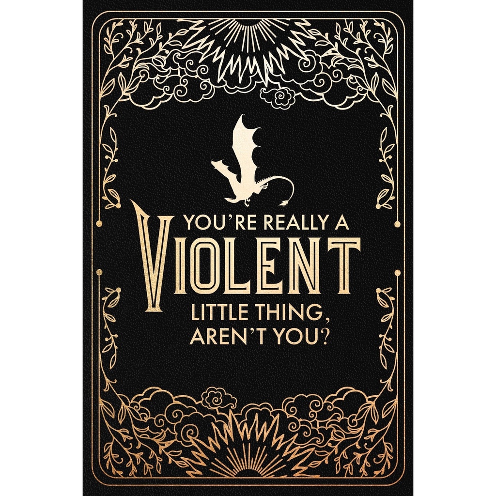 [1649378572] Official Fourth Wing Journal: Violent Little Thing Edition with Lined Pages