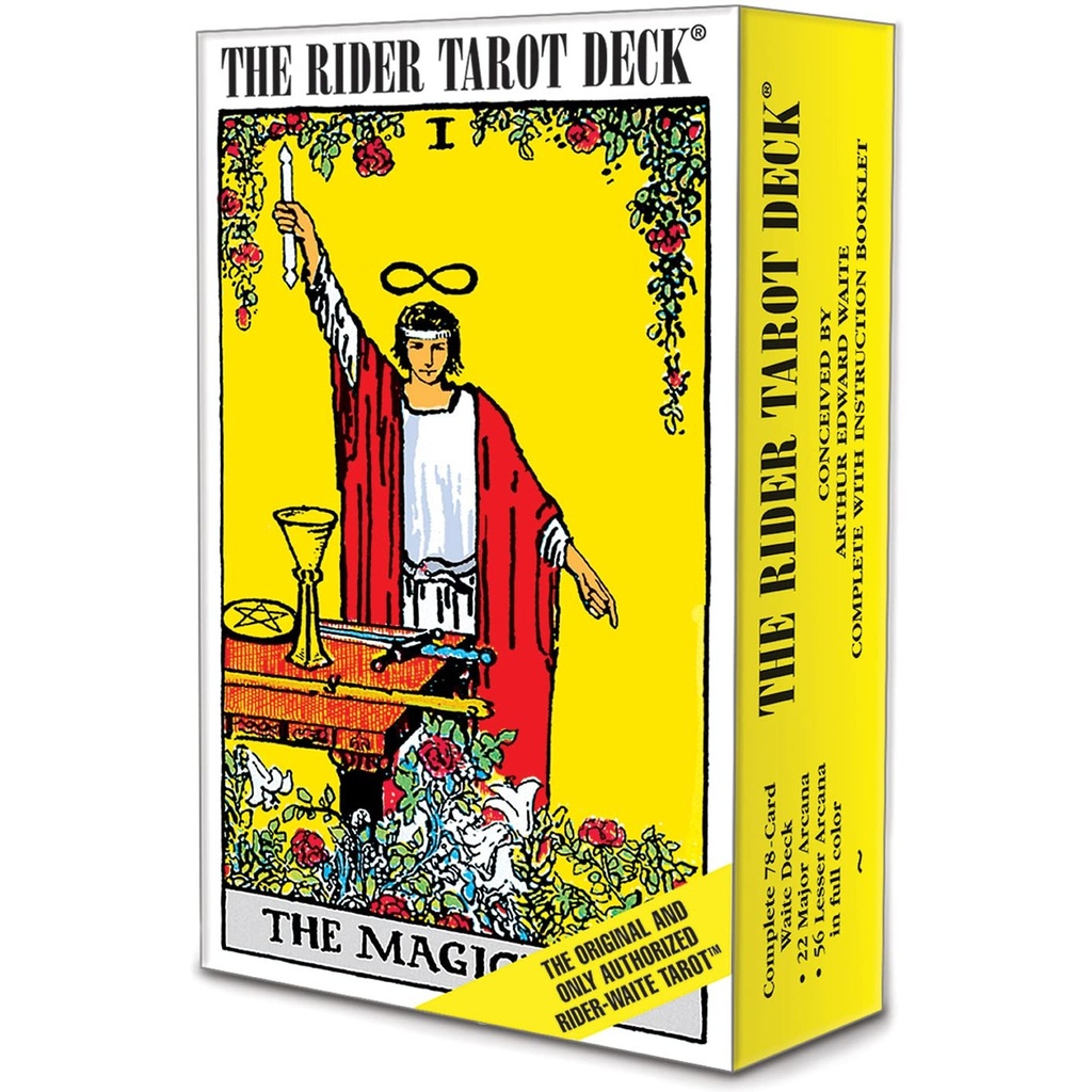 [091386613X] Rider Tarot Deck(r): The Authentic Rider-Waite(r) Tarot Deck with Instruction Booklet, Essential for Tarot Beginners & Expert Readers