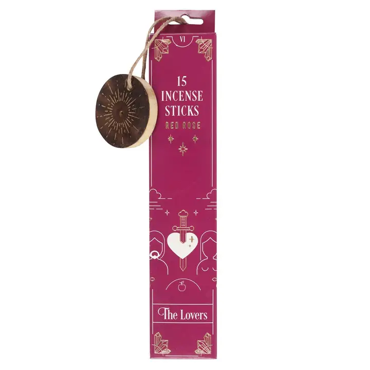 [14583] The Lovers Tarot Incense Sticks - Red Rose