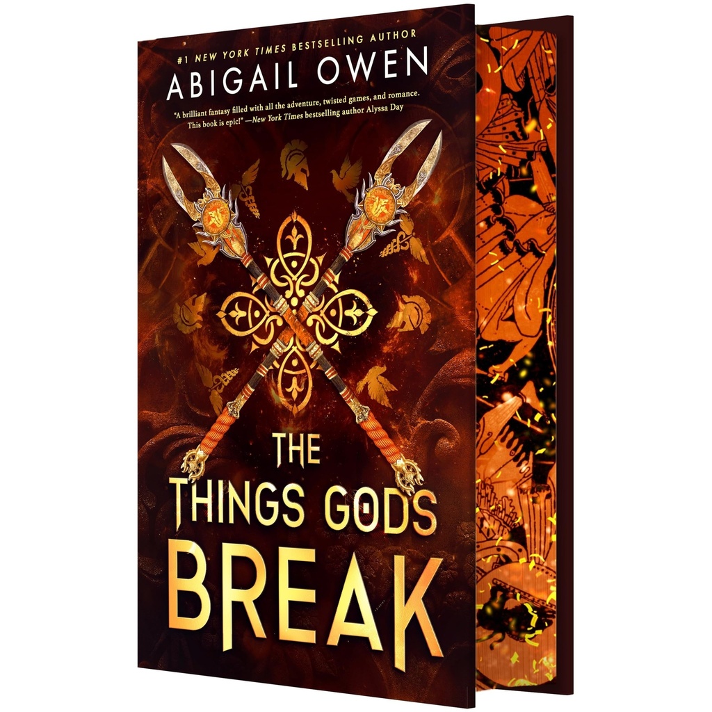 [9781649378538] The Things Gods Break: A High-Stakes Greek Gods Romantasy (Crucible #2) by Abigail Owen